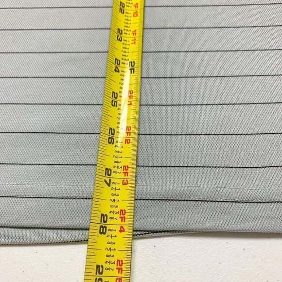 Pro Tour Shirt Mens Extra Large Gray Stripe Coolplay Golf Polo Golfer Casual - Picture 9 of 10